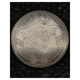 Sterling Silver Bolo, Tw 14g, Sz 1¼in Diameter