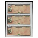 Uncut Sheet Of $5000 Us Saving Bonds