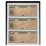 Uncut Sheet Of $5000 Us Saving Bonds