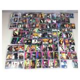 Musicians & actors trading cards, assortment