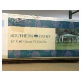 Southern Patio 10x10ft Green PE Gazebo in box