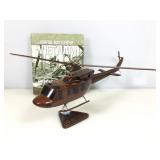 Wood Scale Model Helicopter & Brutal Battles Of