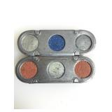 Vtg JEMLO Transit Token Holders w/ 3 WWII OPA