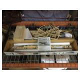 F4U Corsair wood model kit w/box, see photos for
