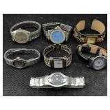 7 Quartz Watches Incl. Palms Casino, Activa & More