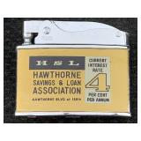 Vtg Rolex Lighter 'hawthrne Saving & Loan Assoc.'