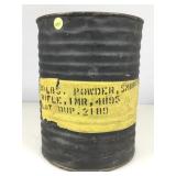 Vintage DuPont smokeless 20 lbs powder keg, 12 in