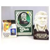 LE Elvis bust decanter in box