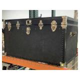 Black Trunk with latch, approx 40x22x22inn