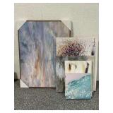 New Decorative Prints on Canvas - largest approx.