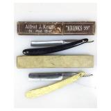 2 Vtg Straight Razors