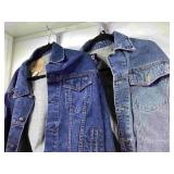 Denim jackets, Chaps Ralph Lauren sz med & Gap