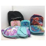 Insulated lunch bags, character backpacks and