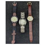 3 Quartz Watches Incl. Panama Jack, Azur & Embassy