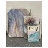 New Decorative Prints on Canvas - largest approx.