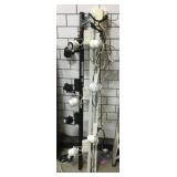 3 Track light bars w/lights, approx 47in long