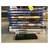 Video Games, BluRays, and MP3 Player.