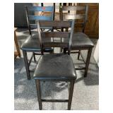 Set 3 Padded Bar Stool Chairs Item 40