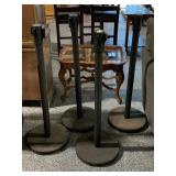4 Stanchions