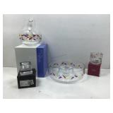 Orrefors Goran Warff design Ice Cube votive,
