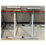 2-HDX 43in steel roller stands