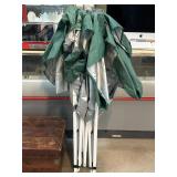Metal portable canopy, approx 10x10ft