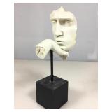 TMS sculpture, Pleased to Meet You, cold cast