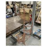 metal staircase plant stand, approx 5ft tall