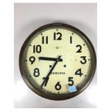 Seikosha wooden gallery wall clock, Japanese
