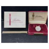 14k Gold Elgin Tradition Wind-up Watch Swiss Made,
