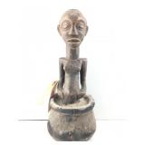Yoruba Agere Ifa Ceremonial Statue Bowl. Genuine