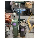 Welding tank cylinder w/oxygen and Acetylene both