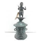 handcrafted bronze sculpture bell from the