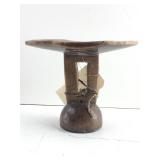 Southern Africa carved wood head rest.  Turkana