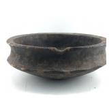 African Carved Wood Bowl 15in Diameter