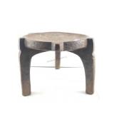 Gogo tribe, 3 legged carved wooden stool from one