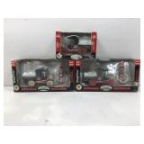 3 Gearbox Toys, Texaco die-cast  coin banks,