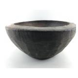 Large Pestle Bowl From Guinea. Genuine Carved