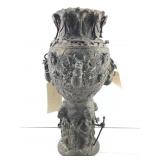 Bronze Ceremonial African Bamileke/Bamoun Style