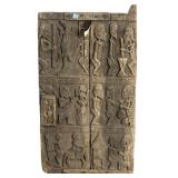 Mali Dogon Art Greenery Door. Authentic Carved