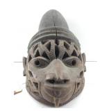 Yoruba Gelede Helmet Mask From Nigeria. Genuine