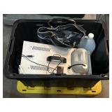 Fog machine w/liquid, bin included