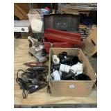 Rotary tools w/Skill 4in belt sander and tool box