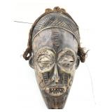 Large wooden mask. Chokwe Mwana Pwo Angola. 8X