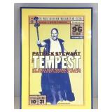 Framed Patrick Stewart, poster,1995 Broadway
