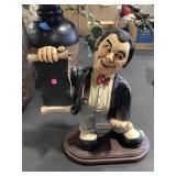 Peter Mook wine and liquor bottle holder, approx