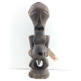26in Nkisi Power Fetish Sculpture from Zaire.