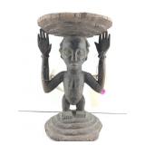 Hemba Ceremonial Stool From Zaire. Genuine Carved