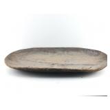 Large African Wood Serving Platter. 33x17