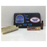 Vtg duck, goose, crow callers & Chartered Club